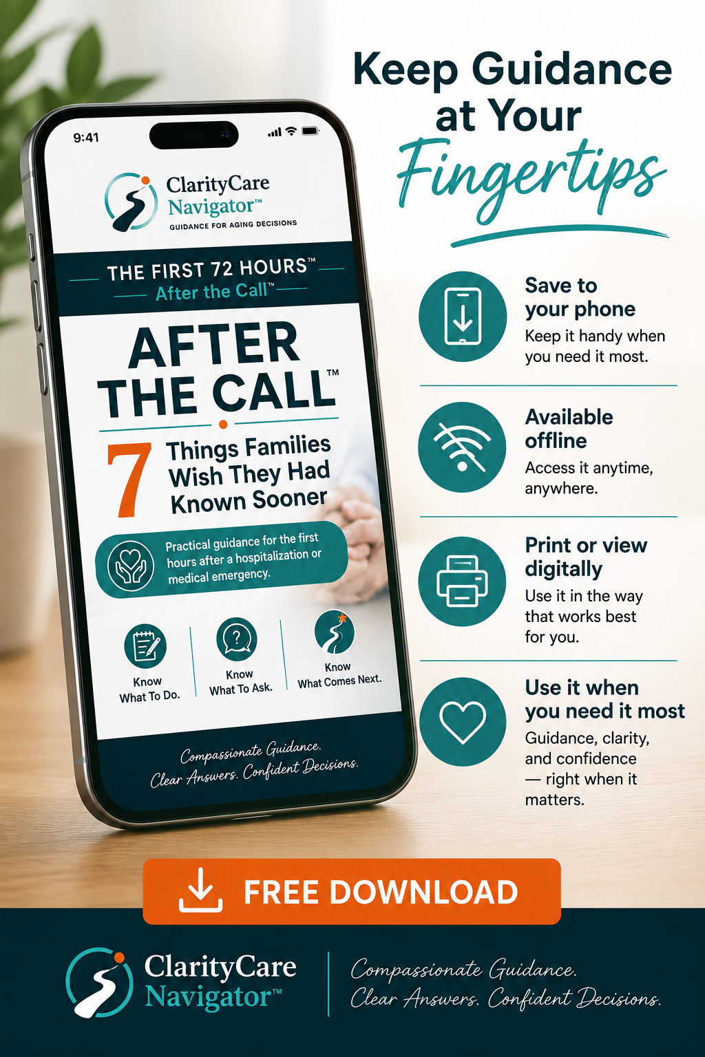 After the Call™  7 Things Families Wish They Had Known Sooner